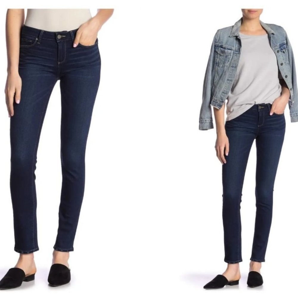 Paige Skyline Skinny Jeans Blue